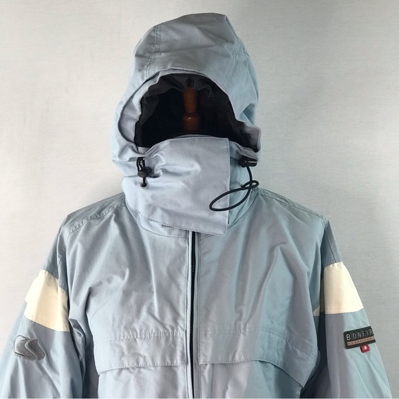 Bonfire Snowboarding Silver Series Light Blue Waterproof Jacket Size L - Picture 3 of 17